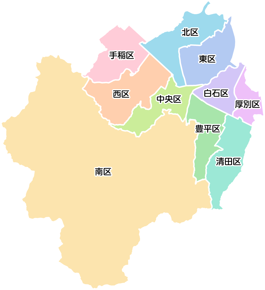 札幌市マップ